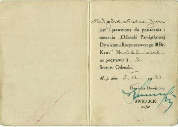 Mister Karcz's document