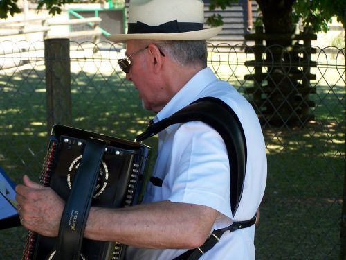 Marcel l'accordéoniste le 21 juin 2014