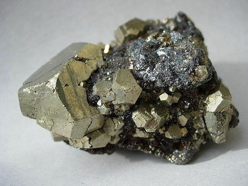 Pyrite et Hématite d'Elbe