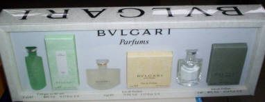 coffret minis Eau parfumée, Bvlgari, 