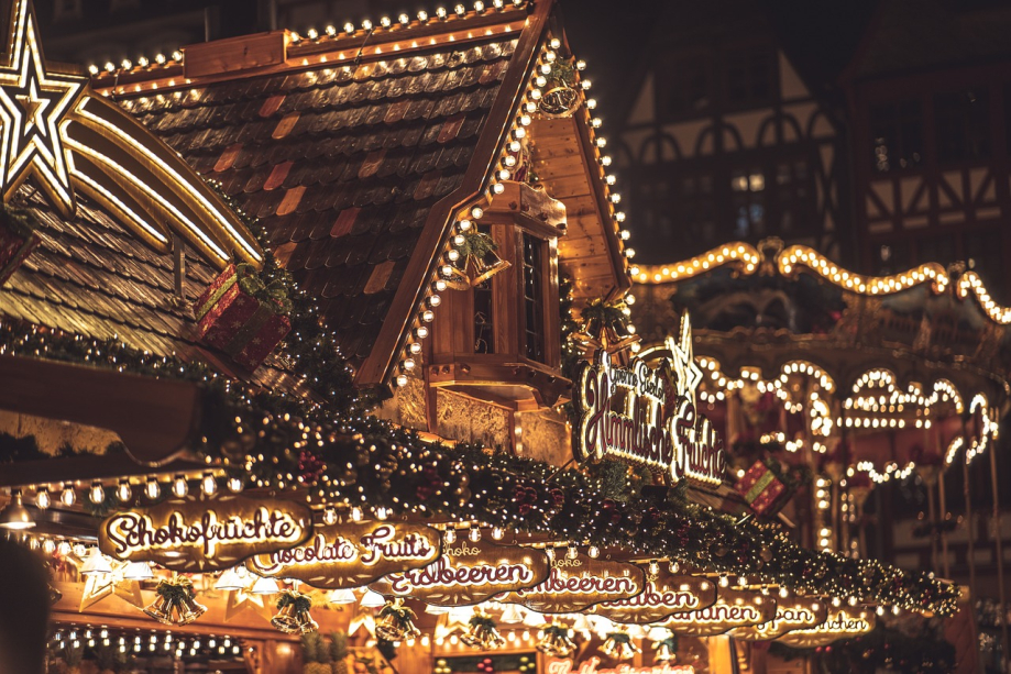 lumieres marché de  Noël