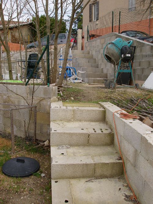 Escalier jardin