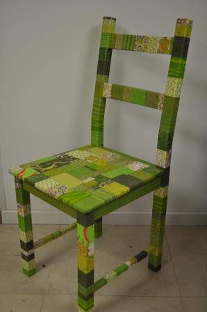 chaise verte l'art et création (1).JPG