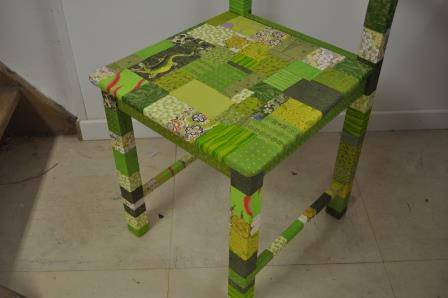 chaise verte l'art et création (3).JPG