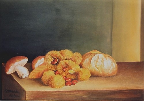 Cueillette d'automne (41x33) 1997