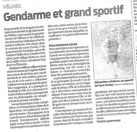 Article Sud Ouest Dordogne Aout.JPG