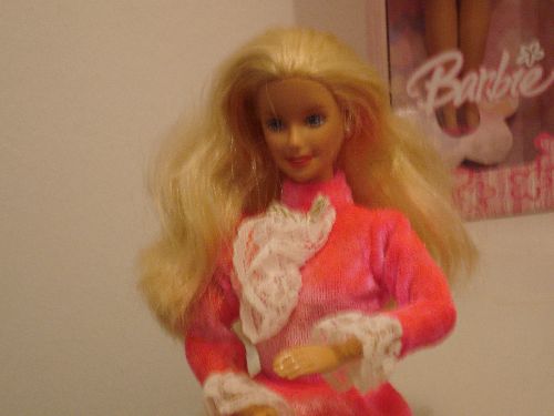 Barbie patineuse achetée en brocante
