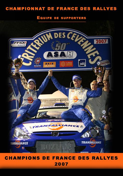 Champions de France des Rallyes