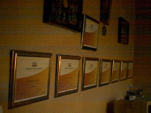 Mes 8 diplômes sur Microsoft Office 2003 (2)