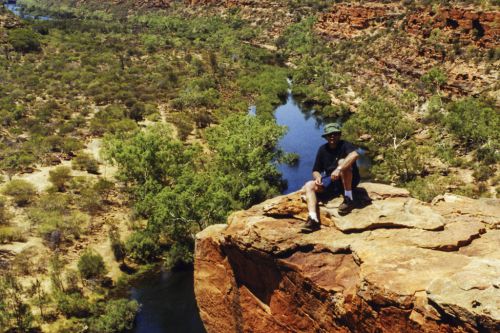 Western Australia. Kalbarri park and myself. 2000