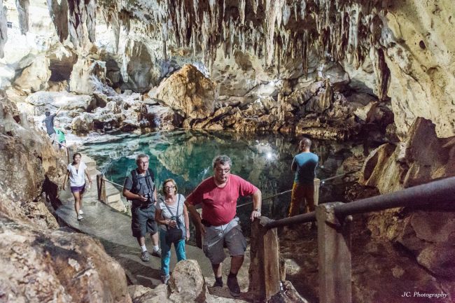 Bohol. Panglao Island, Hinagdanan Cave. March 2016