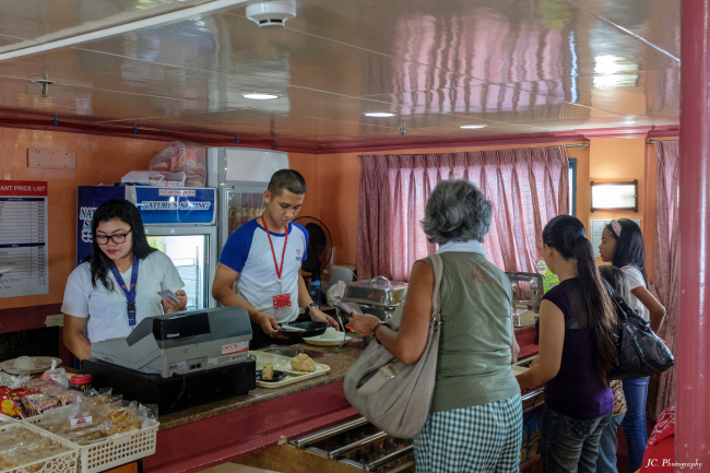 Leyte. Hinundayan, aboard the ferry from Hilongos to Cebu city. April 2019