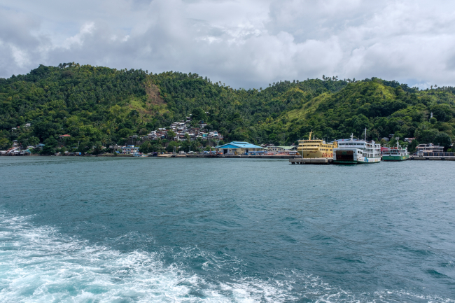 Mindanao. Dapitan, Pulauan port, leaving Minanao. September 2022