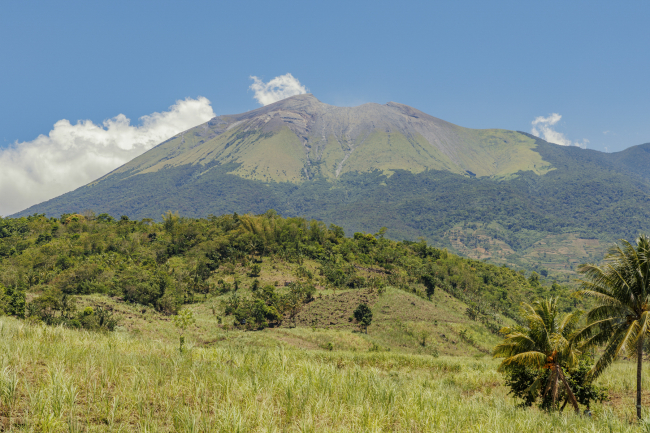 Negros Oriental. The south side of Kanlaon volcano. April 2023