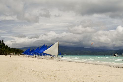 Boracay. The seven-kilometer beach. August 2011