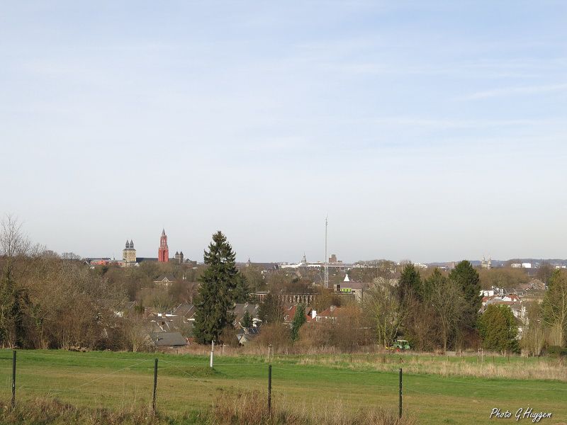 Une vue en direction de Maastricht
