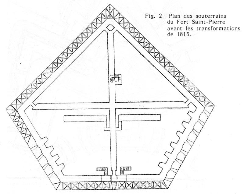 Plan du fort  (photo du net)