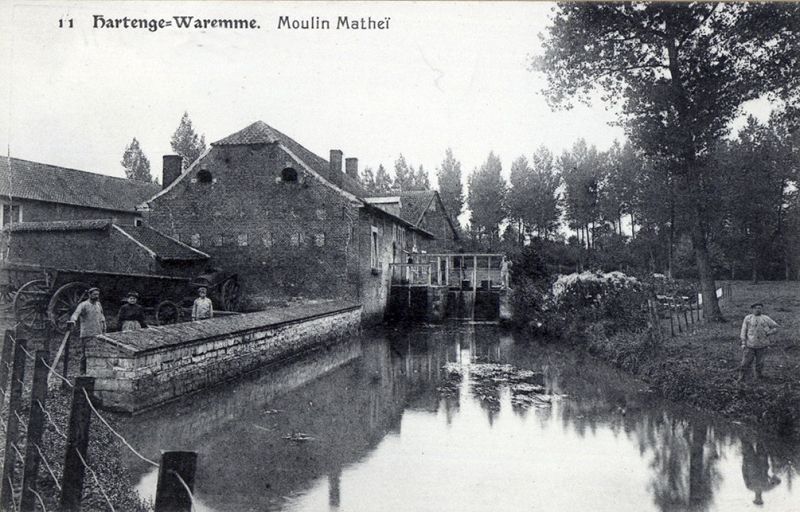 Moulin Mathéi Hartenge (Waremme) Carte postale