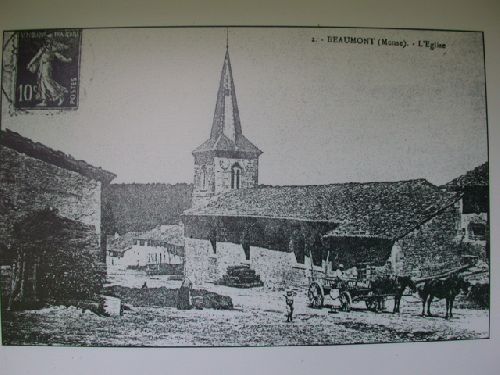 Village détruit de Beaumont en Verdunois