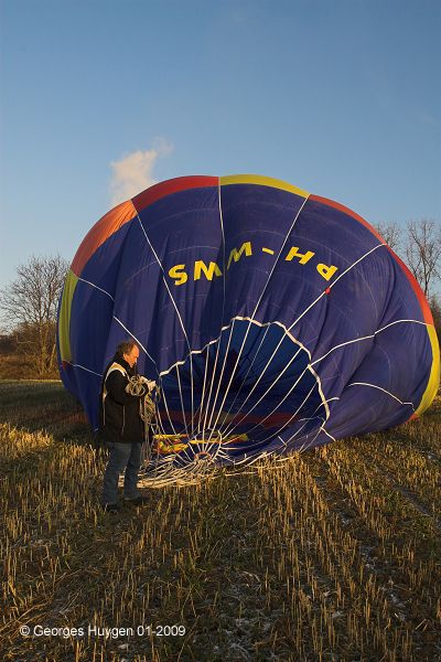 Une montgolfière à Kanne