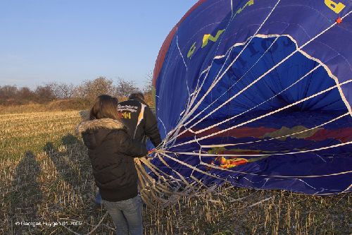 Une montgolfière à Kanne