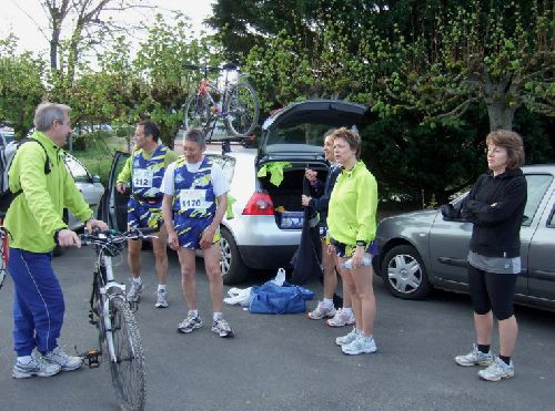 MARATHON d'AZAY/POMME POIRE; les préparatifs des athlètes!!!