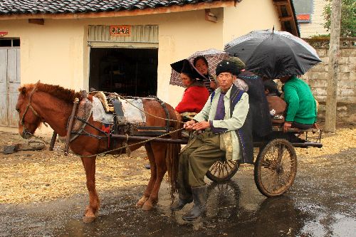 Transport en commun écologique au Yunnan!