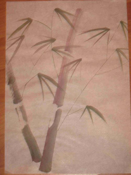 bambou - papier chinois