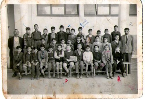 une classe en 1953