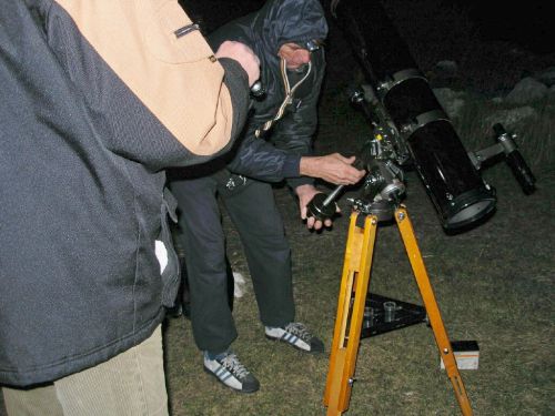installation du télescope