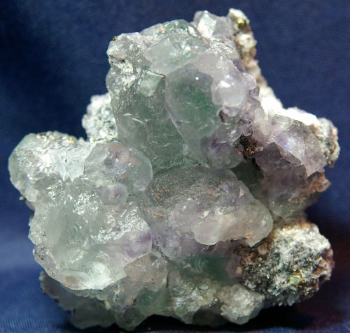 PE 10 - Fluorite, Mine Huanzala, Huanuco, Pérou ,70 mm x 70 mm