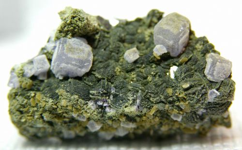 PA 03 - Fluorite, Muscovite et Sidérite,Mine Panasqueira (niv.1) Covilha, Portugal  52 mm x 25 mm