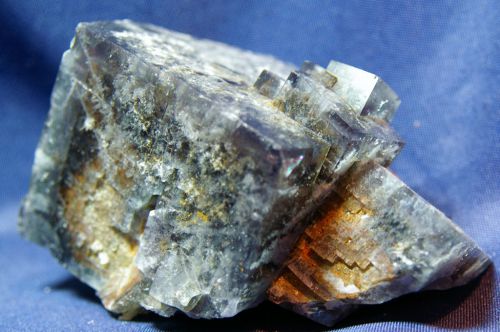 GB 53 - Fluorite, Mine de Rogerley (West Cross Cut 2006), Frosterley (comté de Durham), Angleterre