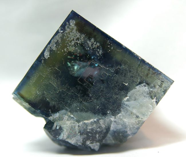 MA 46 - Fluorite, Aouli, Maroc, cube 48 mm x 32 mm