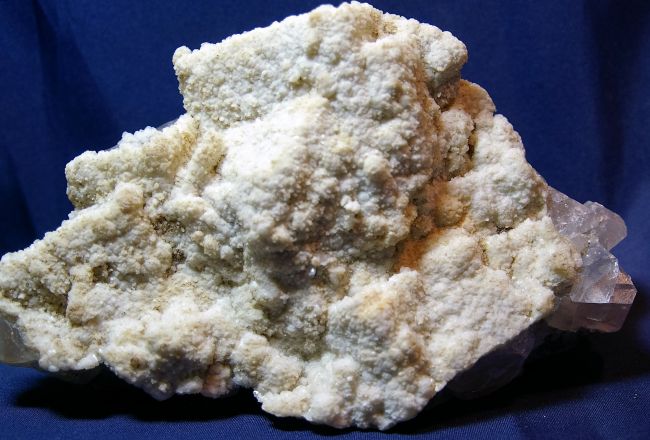 MS 05 - Barytine sur Fluorite,, Mine de Marsanges , Langeac, Haute-Loire (filon communal)