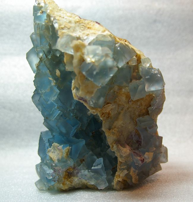 BE 09 - Fluorite, Mine du Beix, Herment,  Puy de Dôme, Niveau R,  200 mm x 140 mm