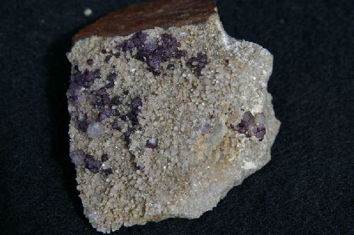 AM 01- Fluorite et Quartz, Mine de Margnac, Ambazac, Haute-Vienne 68 mm x 65 mm
