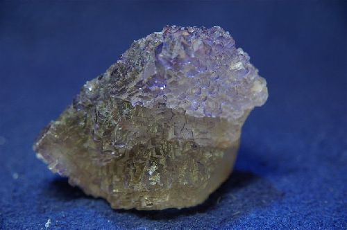 TU 08 - Hammam-Zriba  - Fluorite violette et brune   65 mm  x 40