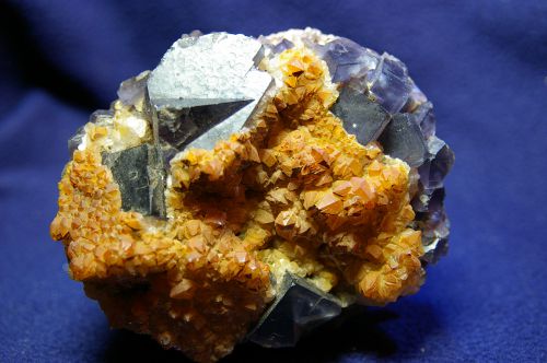 MX 24 -  Quartz hémayoide et Fluorite, Mine de Maxonchamps, Vosges, 120 mm x 100 mm
