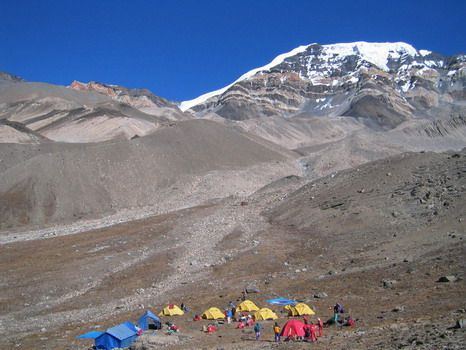 camp de base du Chulu....