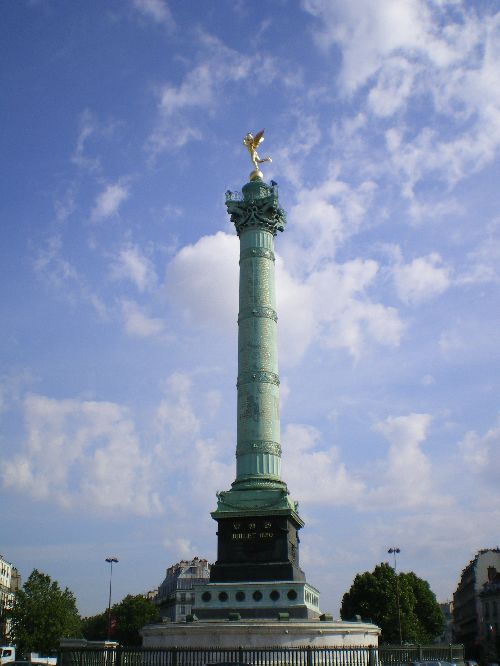 Place de la Bastille - La colonne de Juillet