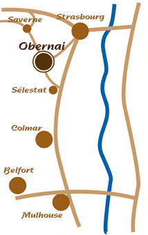 Première halte à Obernai