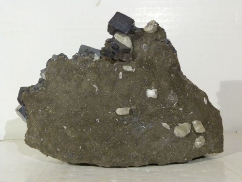 Galène Chalcopyrite - Sweetwater Mine Missouri Taille/size : 14,2 x 10 cm Taille/size cristal :2,4 x 2,2 cm Prix/Price : MP - Mail