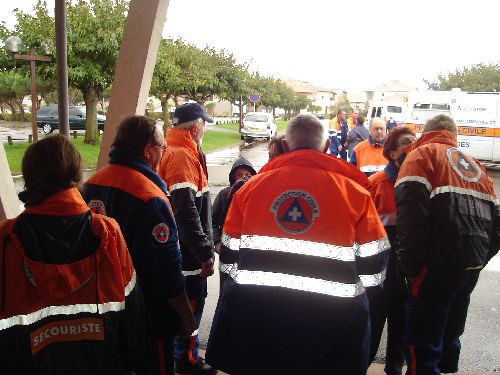 Manoeuvre départementale à Soustons - formation continue des secouristes