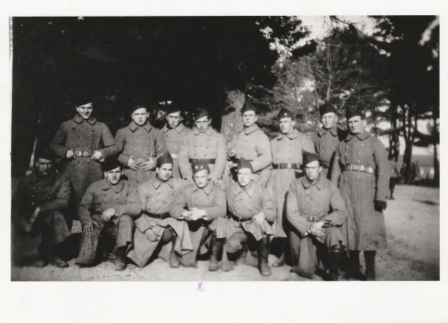 1940 - François JANKOWSKI au camp de Coëtquidan
