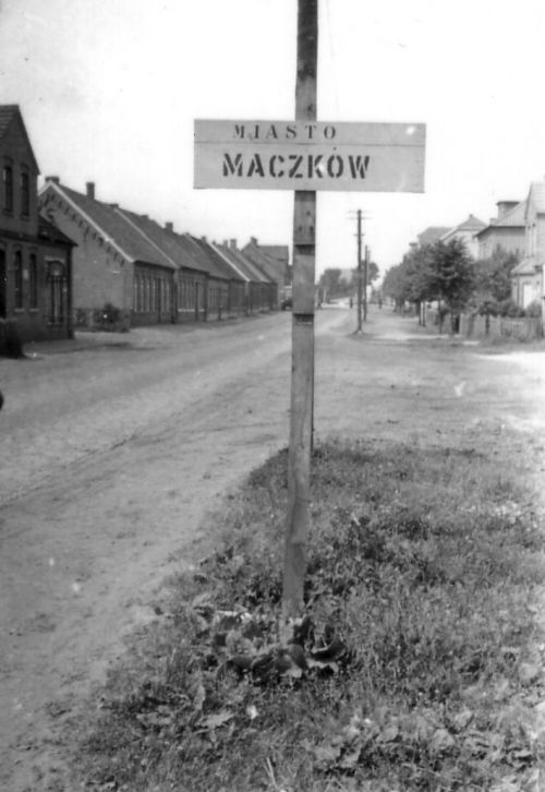 Panneau d'entrée en 1945