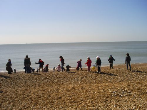 Folkestone, la plage