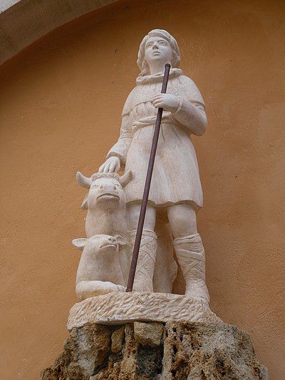 Statue de Saint-Gens à Monteux