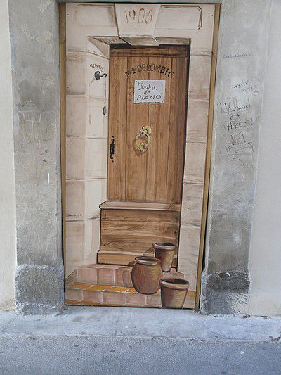 Trompe l'oeil à Monteux