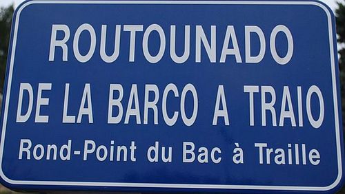 Panneau à la route de Sorgues (Bédarrides)